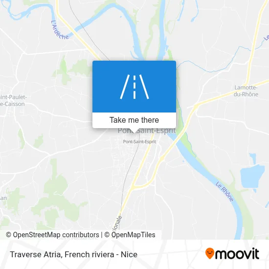 Traverse Atria map