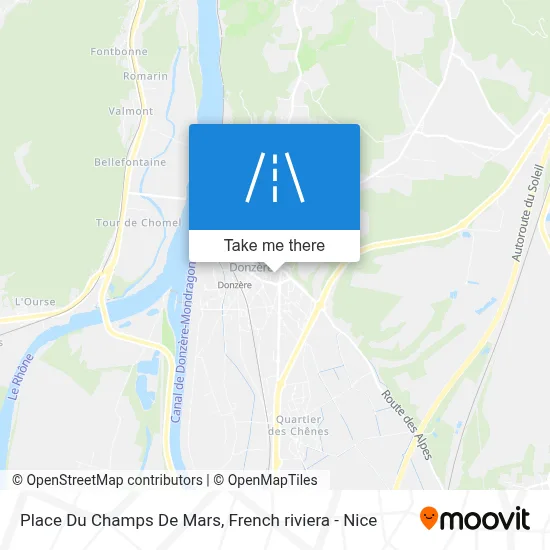 Place Du Champs De Mars map