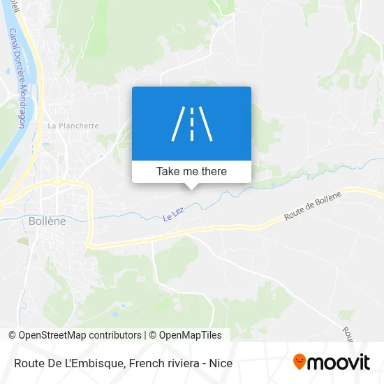 Route De L'Embisque map