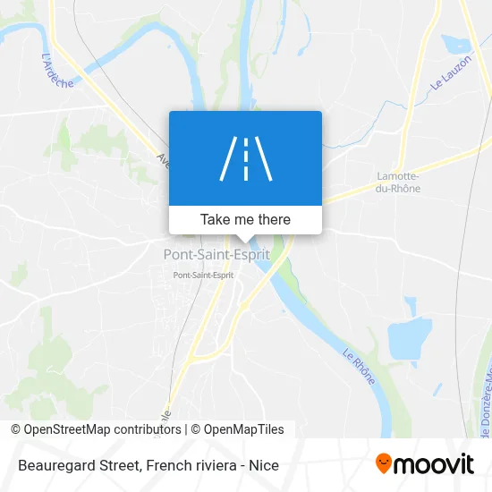 Mapa Rue Beauregard