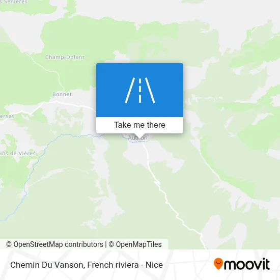Chemin Du Vanson map