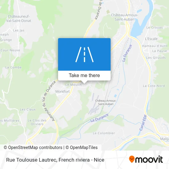 Rue Toulouse Lautrec map