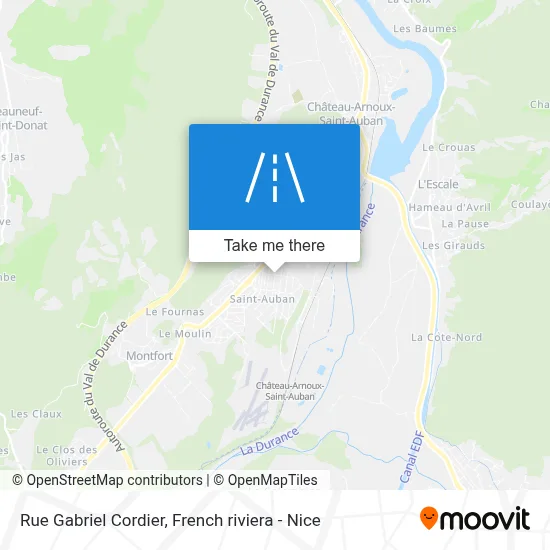 Mapa Rue Gabriel Cordier