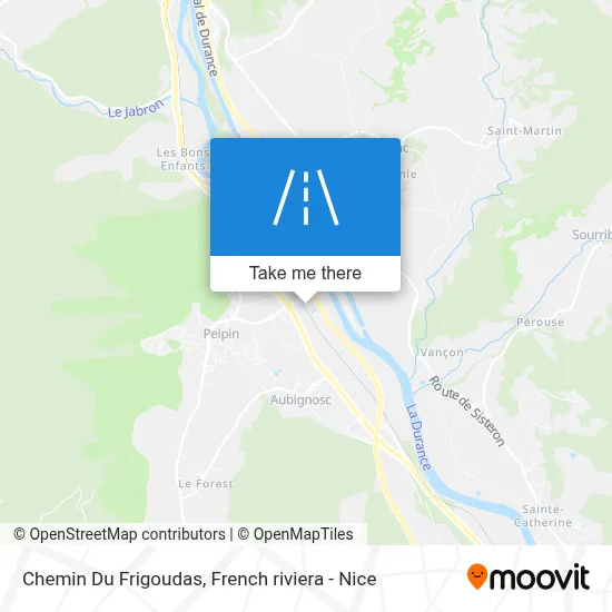 Chemin Du Frigoudas map