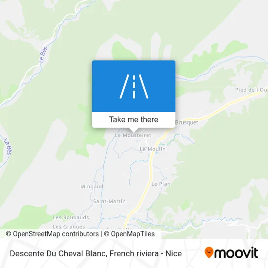 Descente Du Cheval Blanc map