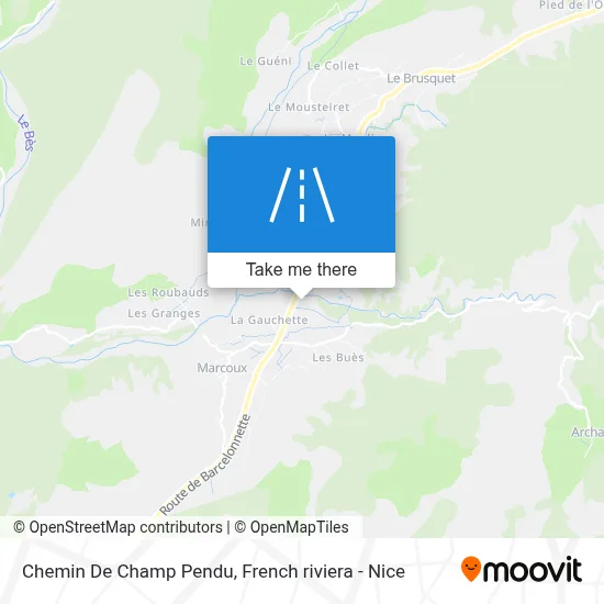 Chemin De Champ Pendu map