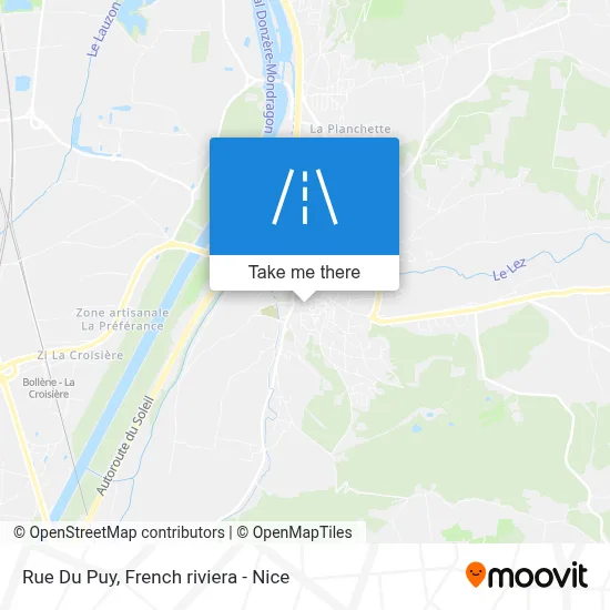 Rue Du Puy map