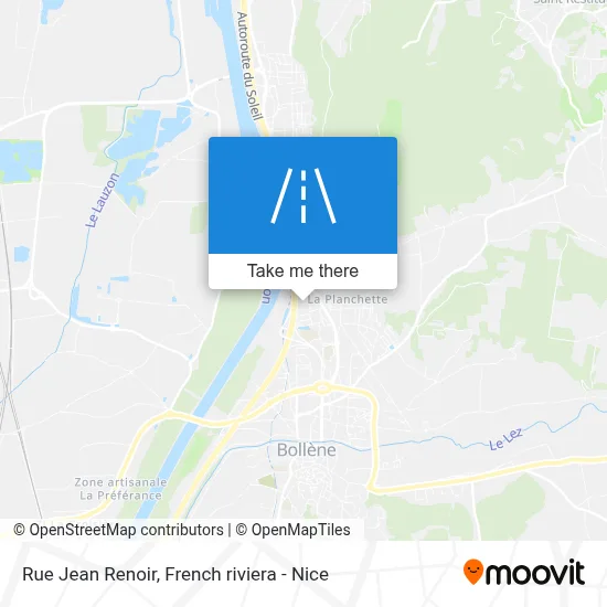 Rue Jean Renoir map