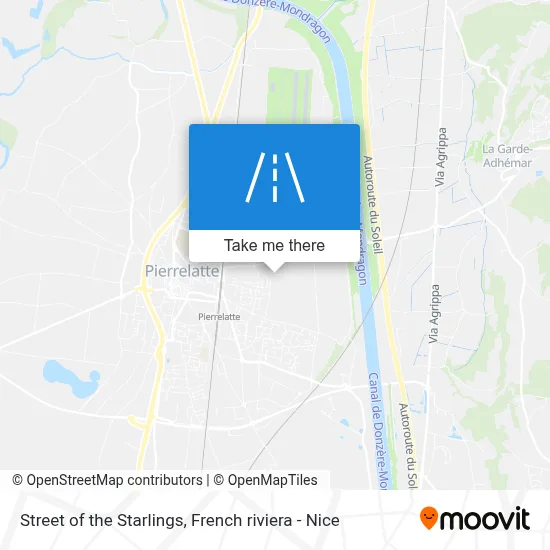Rue Des Sansonnets map