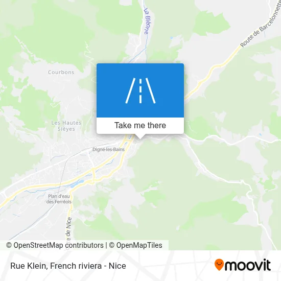 Rue Klein map