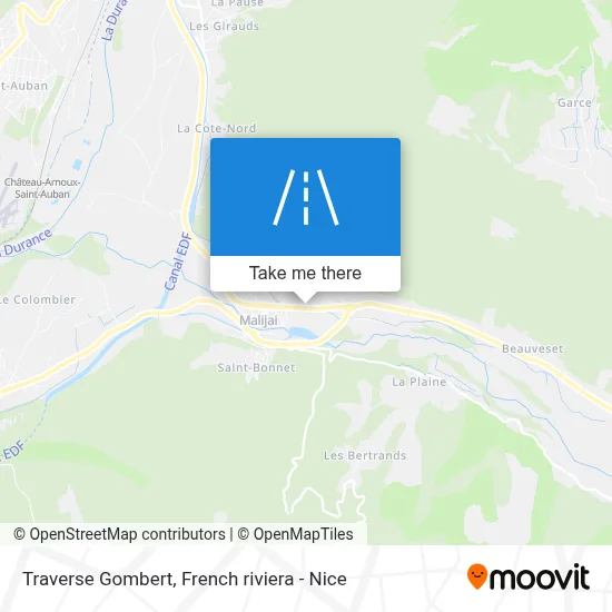 Traverse Gombert map