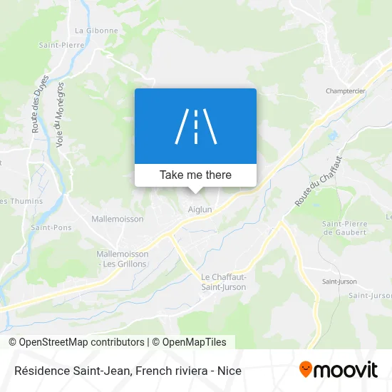 Résidence Saint-Jean map