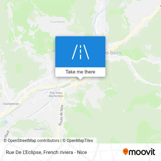 Mapa Rue De L'Eclipse