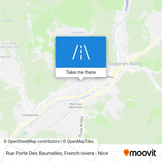 Rue Porte Des Baumelles map