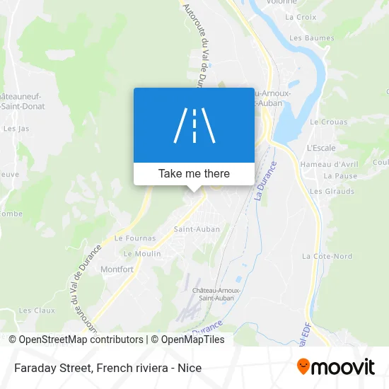 Mapa Rue Faraday