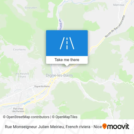 Rue Monseigneur Julien Meirieu map
