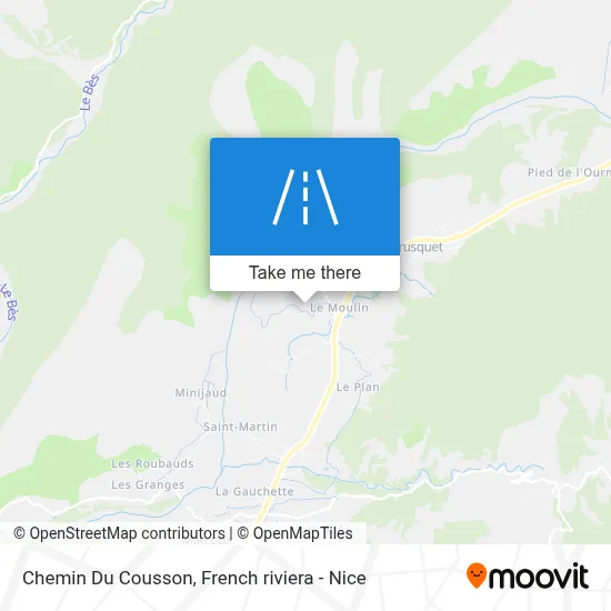 Chemin Du Cousson map