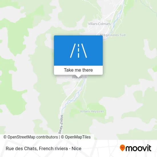 Rue Des Chats map
