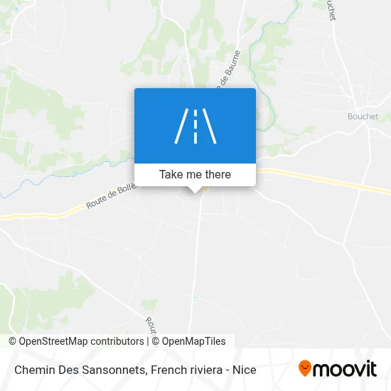 Chemin Des Sansonnets map