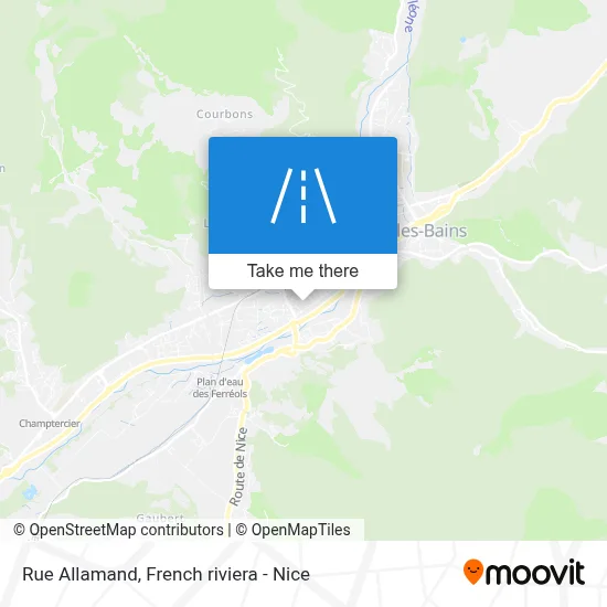 Mapa Rue Allamand