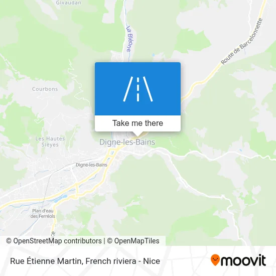 Rue Étienne Martin map