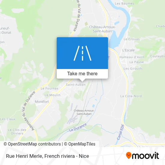 Rue Henri Merle map