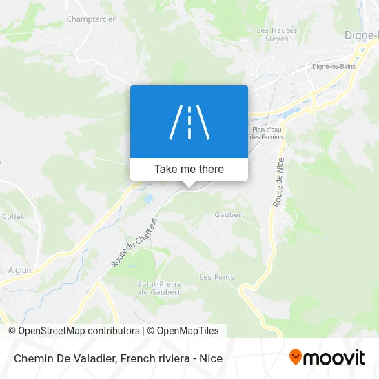 Chemin De Valadier map
