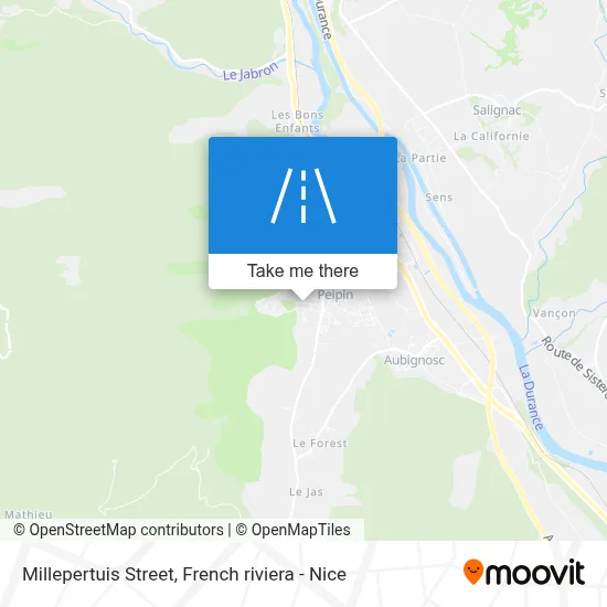 Rue Des Millepertuis map