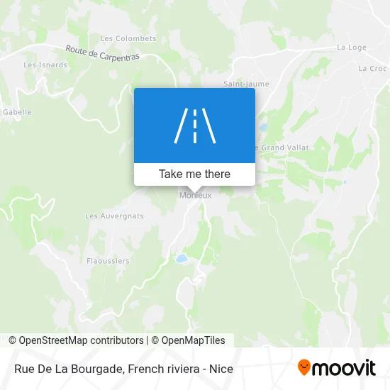 Rue De La Bourgade map