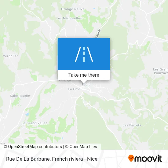 Rue De La Barbane map
