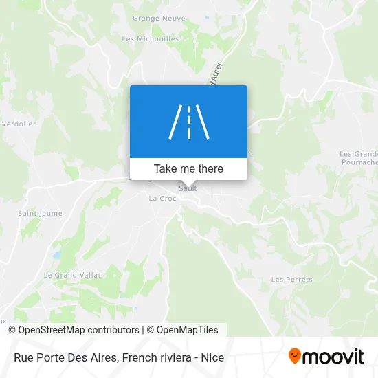 Rue Porte Des Aires map