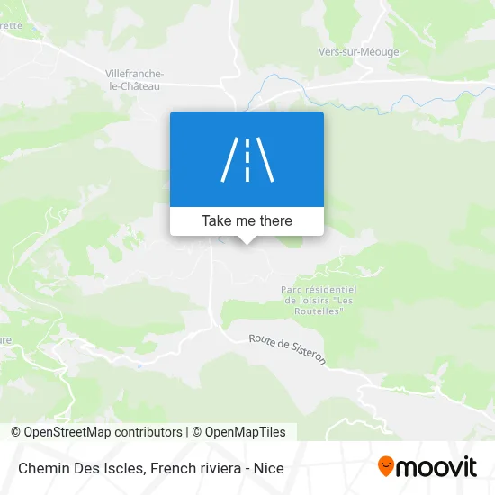 Chemin Des Iscles map
