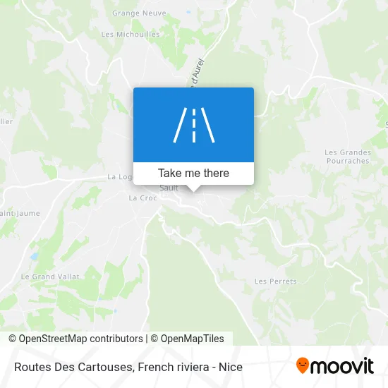 Routes Des Cartouses map