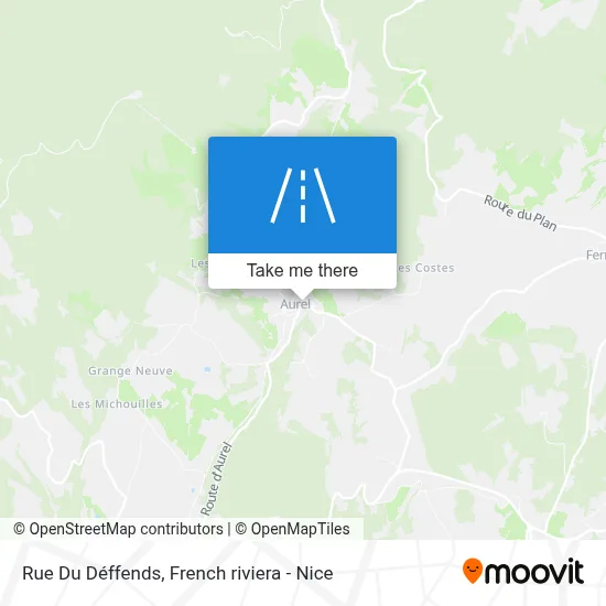 Rue Du Déffends map