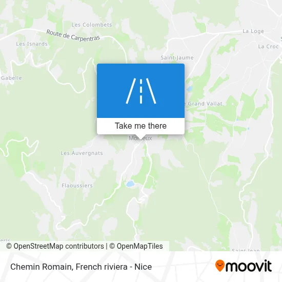 Chemin Romain map