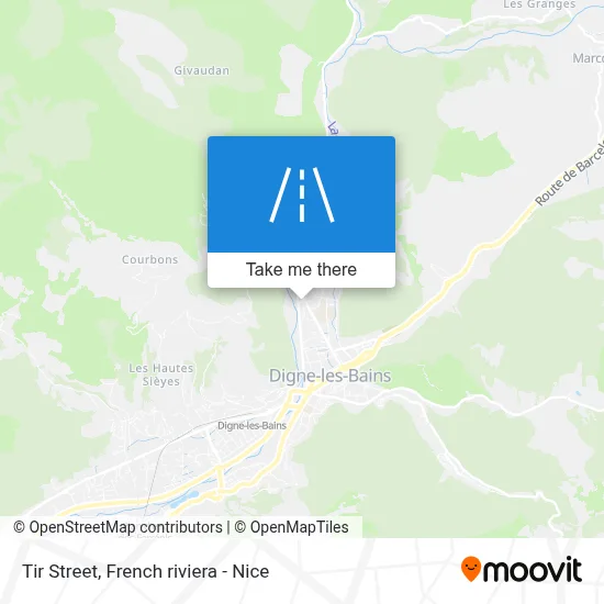 Mapa Rue Du Tir