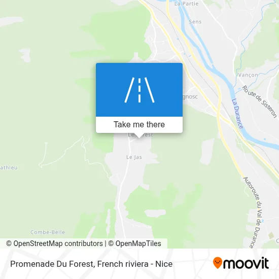Promenade Du Forest map