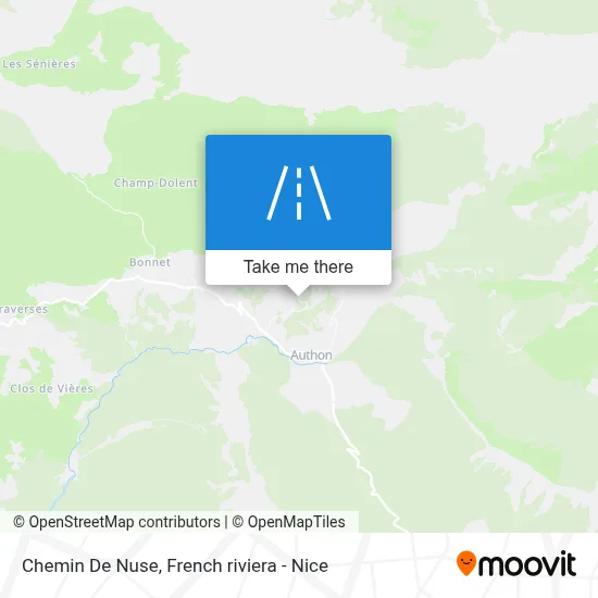 Chemin De Nuse map