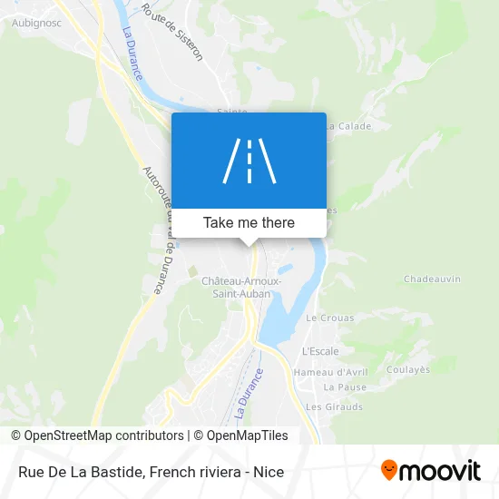 Rue De La Bastide map