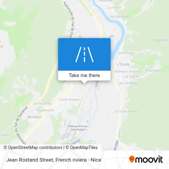 Mapa Rue Jean Rostand