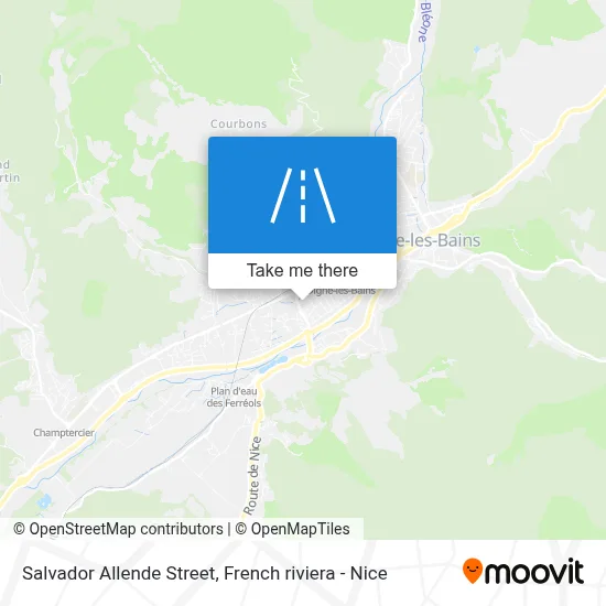 Rue Salvador Allende map