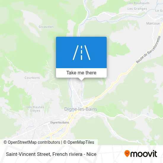 Rue Saint-Vincent map