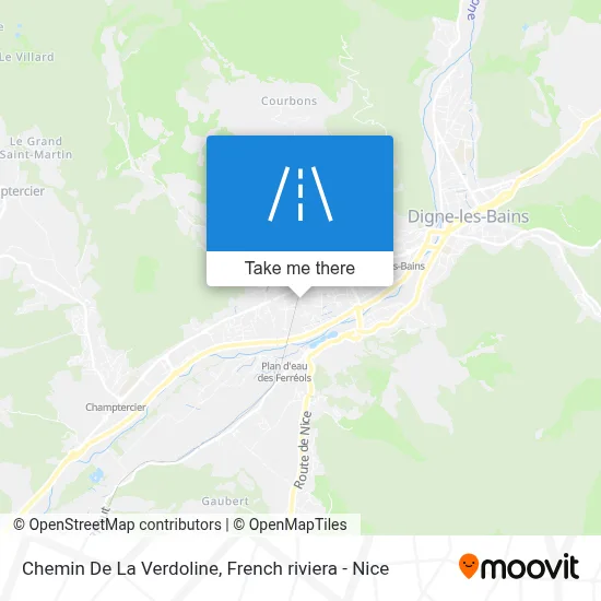 Chemin De La Verdoline map