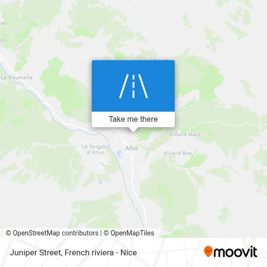 Rue Des Genévriers map