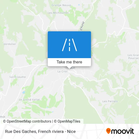 Rue Des Gaches map