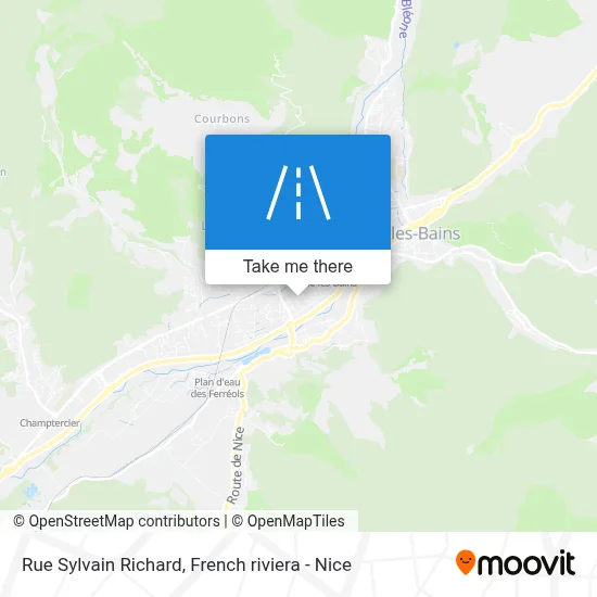 Rue Sylvain Richard map