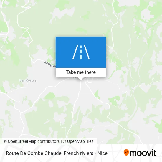 Route De Combe Chaude map