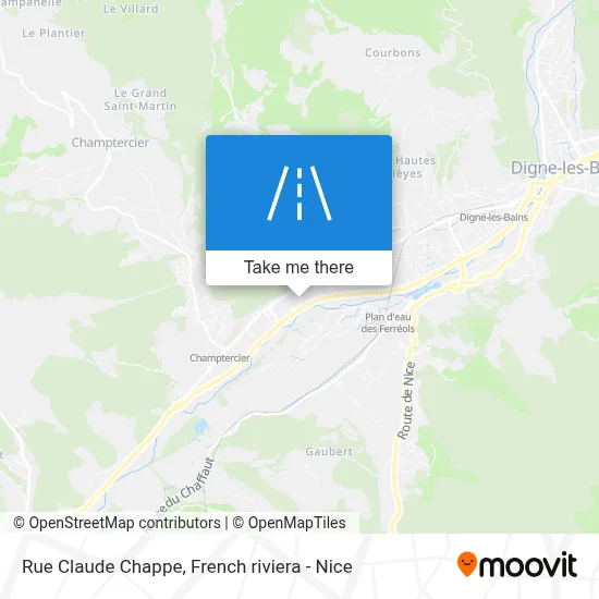 Mapa Rue Claude Chappe