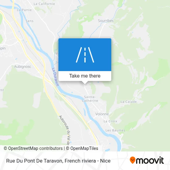 Rue Du Pont De Taravon map