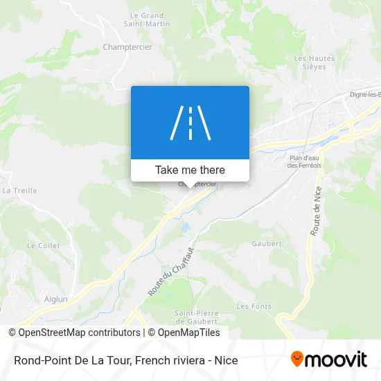 Mapa Rond-Point De La Tour